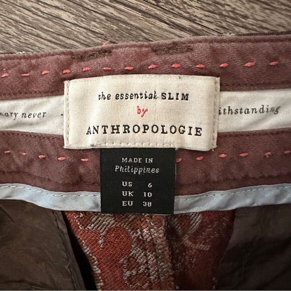 Anthropologie The Essential Slim Straight Trousers - Picture 4 of 8